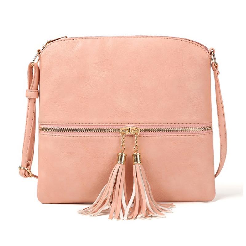 ChicRibbon - Elegant shoulder bag with tassels-Elly Rose