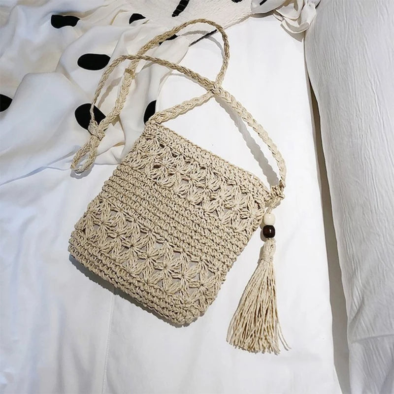 ByMave - Crochet wicker hollow bag-Elly Rose
