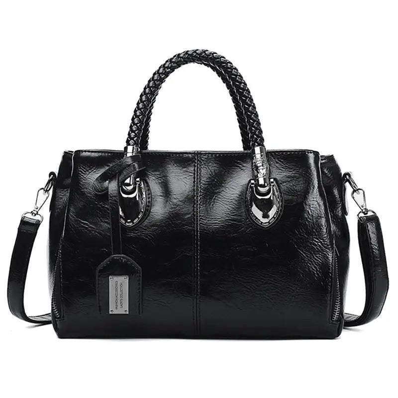 Fashionable leather bag - Amory-Elly Rose