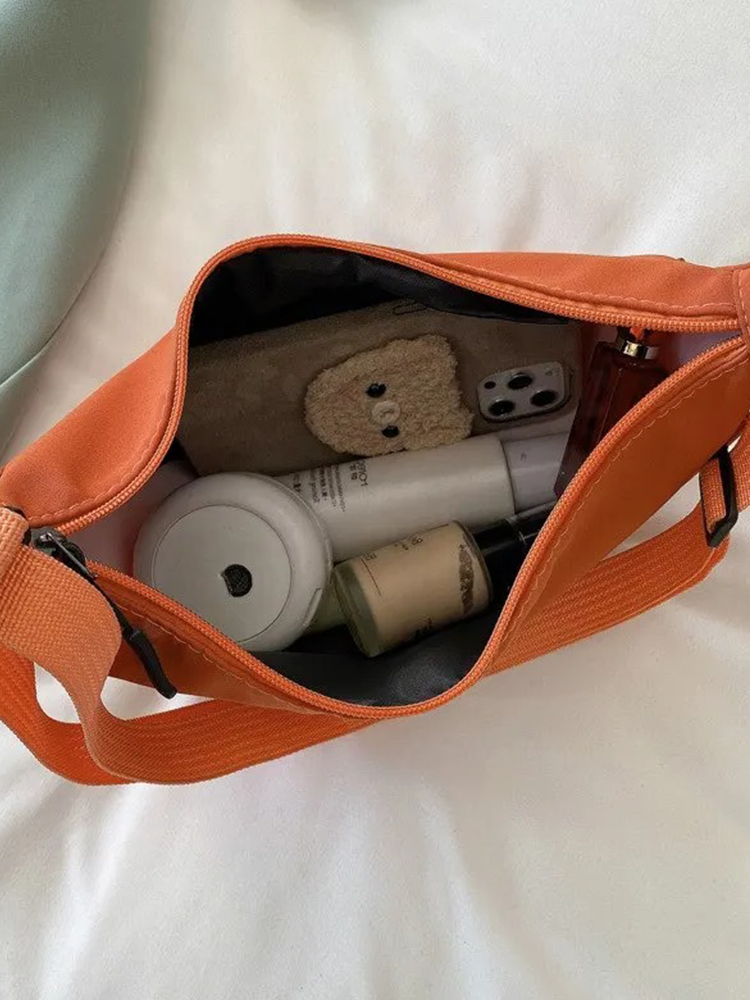 Lydia Ladies PU Leather Shoulder Bag | Crossbody Bag Orange-Elly Rose