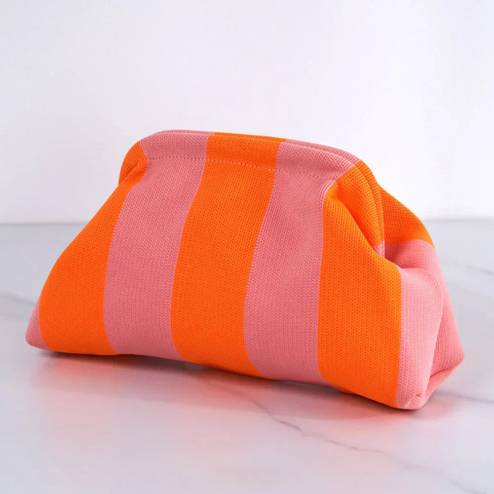 GlamLine - Striped cosmetic pouch-Elly Rose