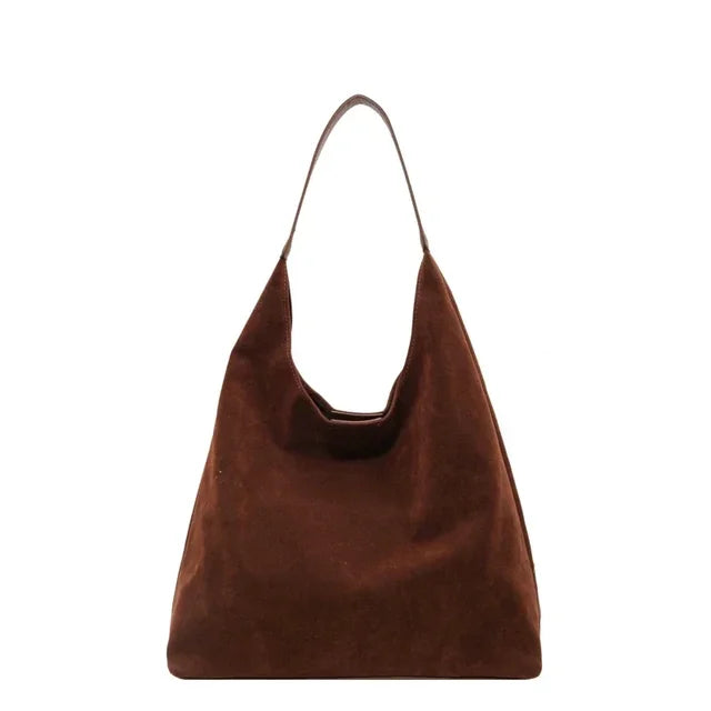 Tove - Elegant suede bag-Elly Rose