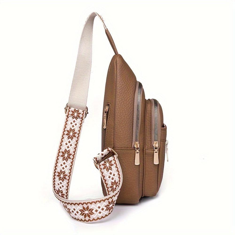 Hazel Vintage Chest Crossbody Bag-Elly Rose