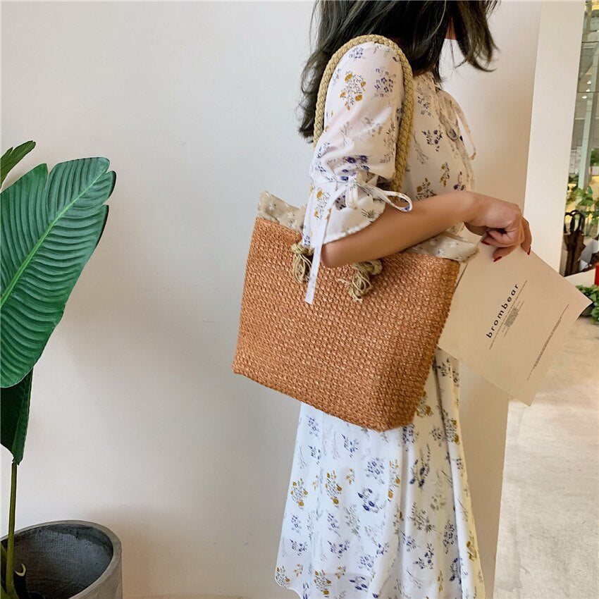 SoSun - Woven carry bag-Elly Rose