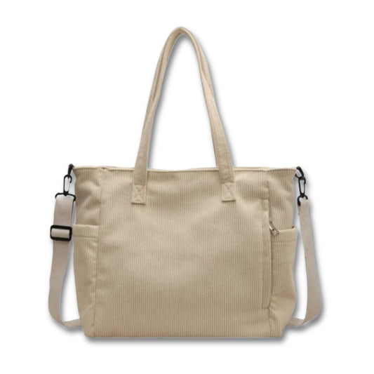 EcoTrail - Travel bag with corduroy shoulder strap-Elly Rose