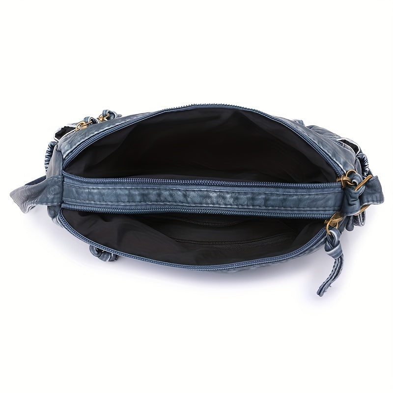 WeaveStyle - Shoulder bag with braided details-Elly Rose