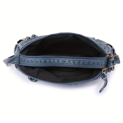 WeaveStyle - Shoulder bag with braided details-Elly Rose