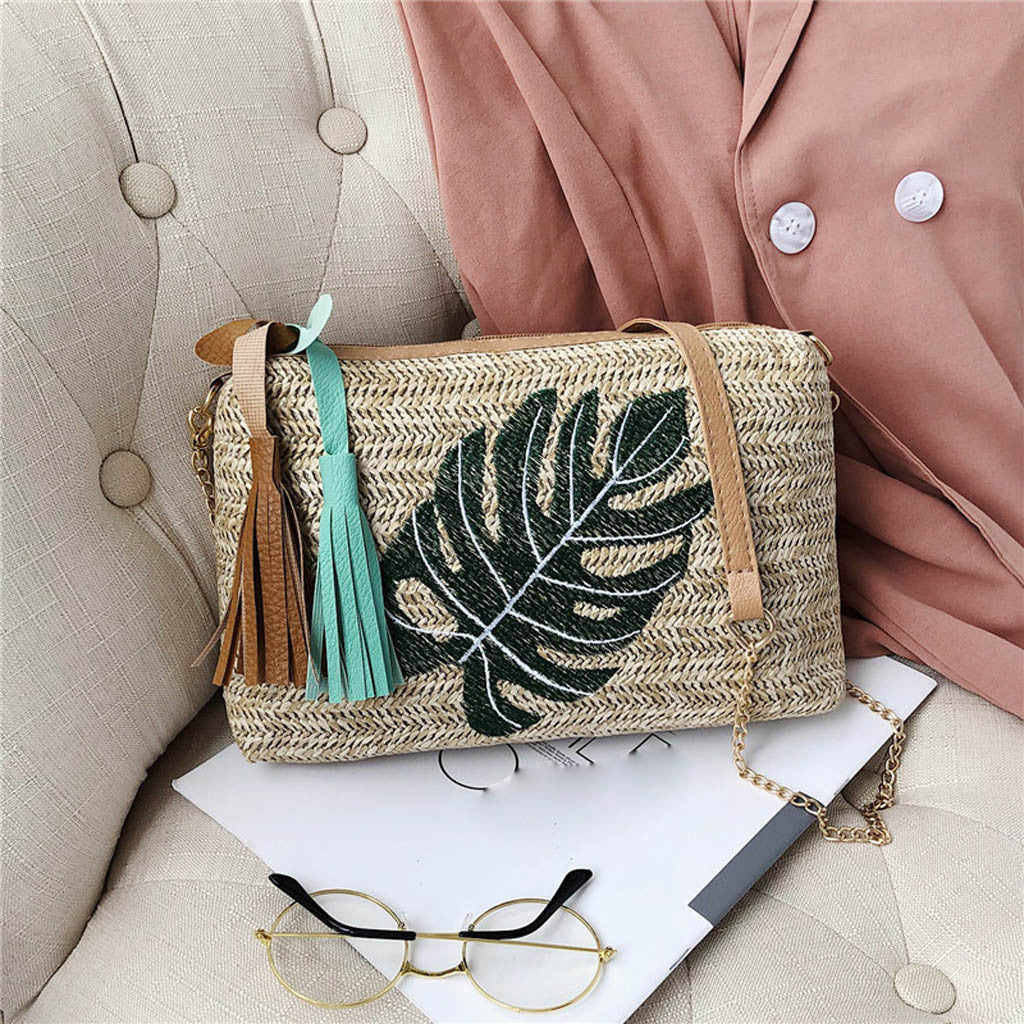 SoSun - Beach bag with tassels for women-Elly Rose