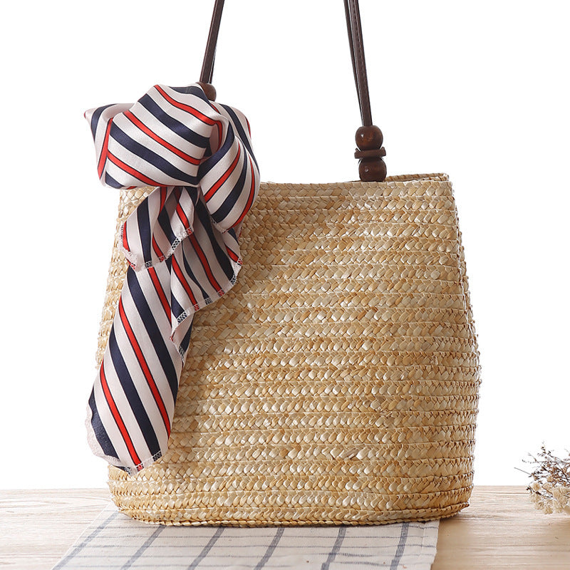 MiLola - Straw Shoulder Bag-Elly Rose