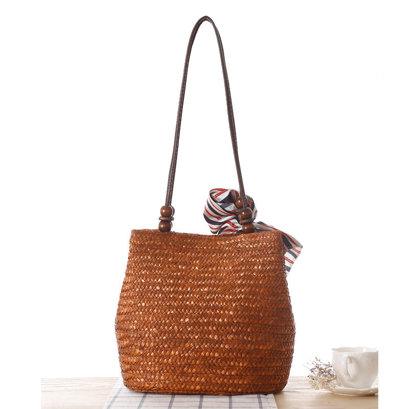 MiLola - Straw Shoulder Bag-Elly Rose