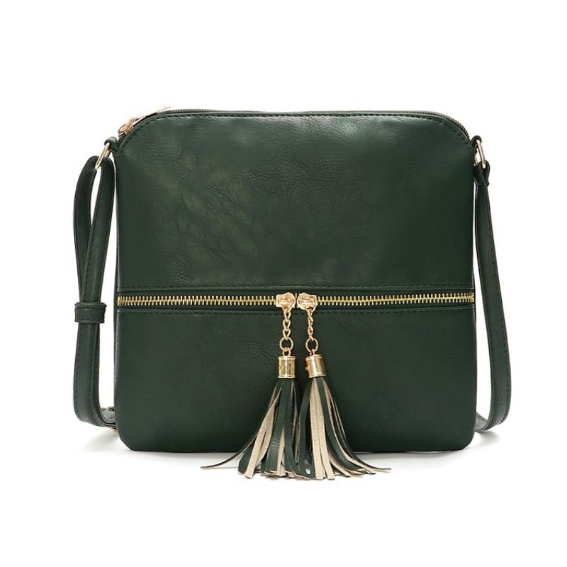 ChicRibbon - Elegant shoulder bag with tassels-Elly Rose