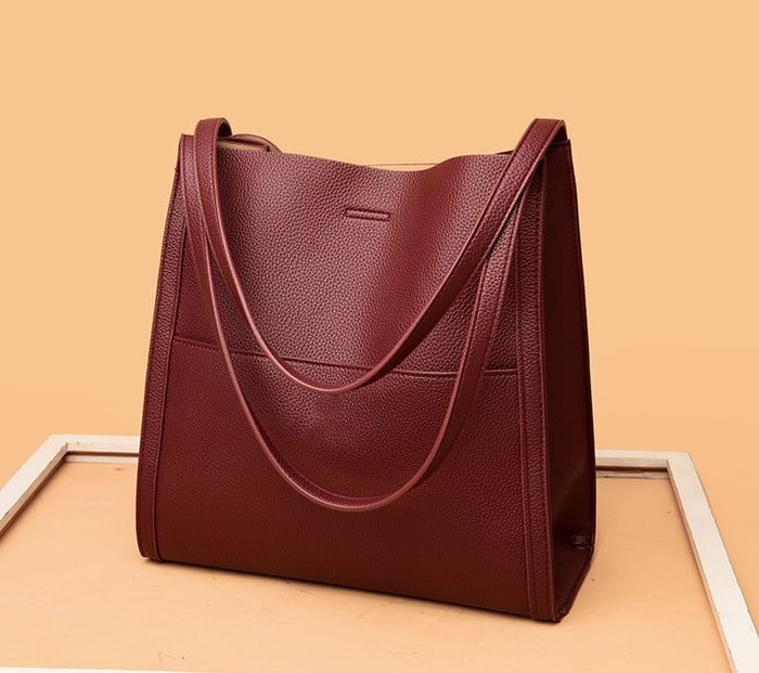 Diede - Elegant handmade leather shoulder bag-Elly Rose