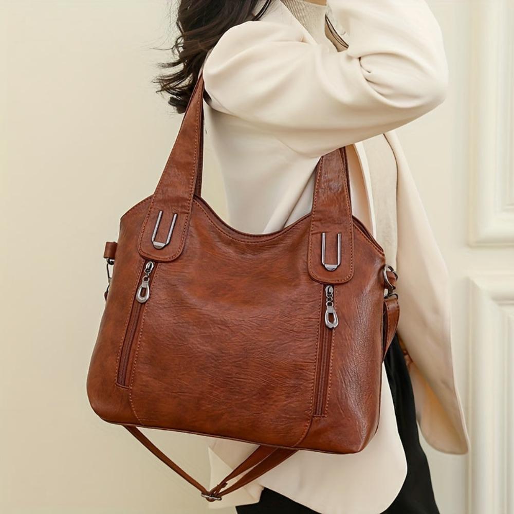 Emma Retro Tote Shoulder Bag-Elly Rose