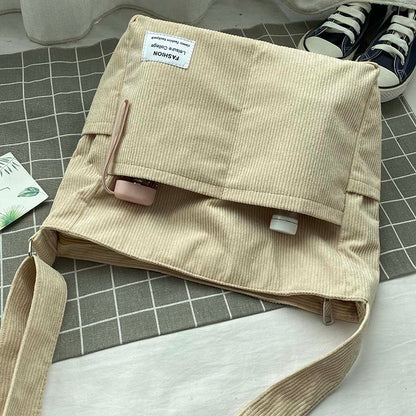 Corduroy shoulder bag - Tarina-Elly Rose