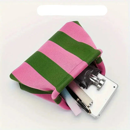 GlamLine - Striped cosmetic pouch-Elly Rose