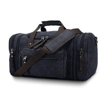 FlexVoyager - Expandable canvas weekend bag-Elly Rose
