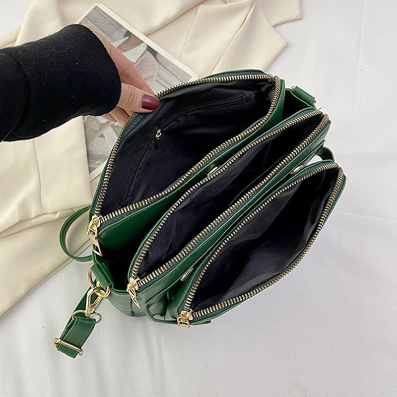 Leather shoulder bag-Elly Rose