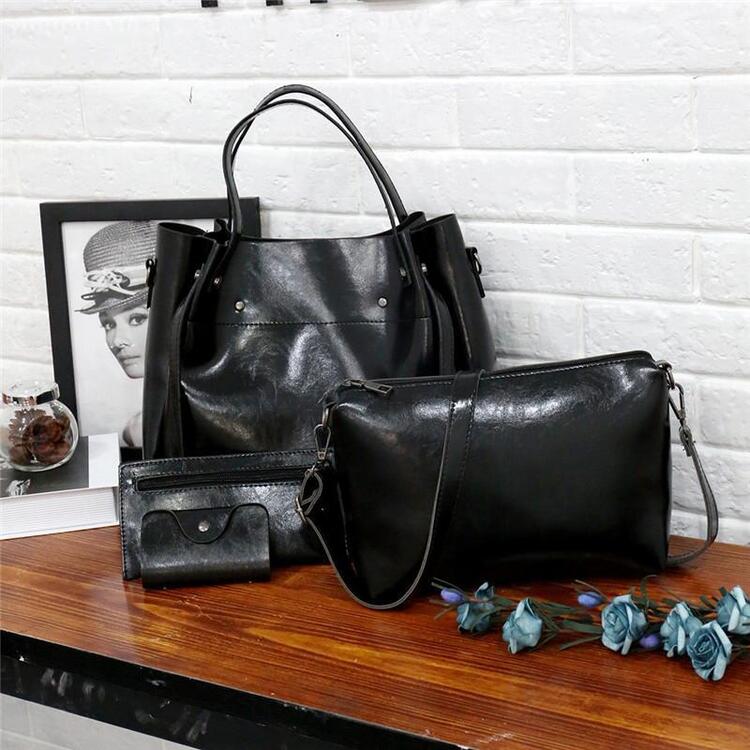 Xavia - Women's 4-piece vintage bag set-Elly Rose
