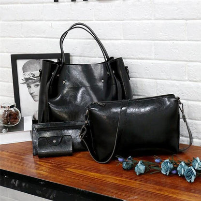 Xavia - Women's 4-piece vintage bag set-Elly Rose