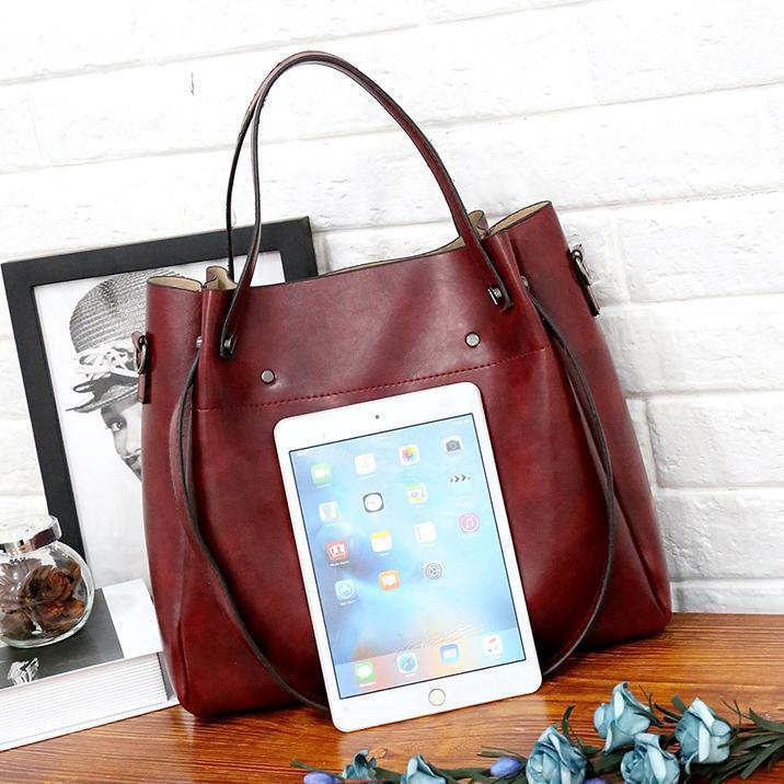 Xavia - Women's 4-piece vintage bag set-Elly Rose