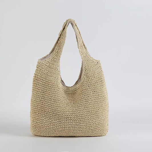 Women's rattan beach bag - Dassi-Elly Rose