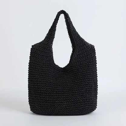 Women's rattan beach bag - Dassi-Elly Rose