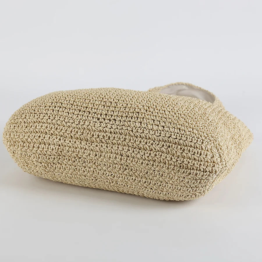 Women's rattan beach bag - Dassi-Elly Rose
