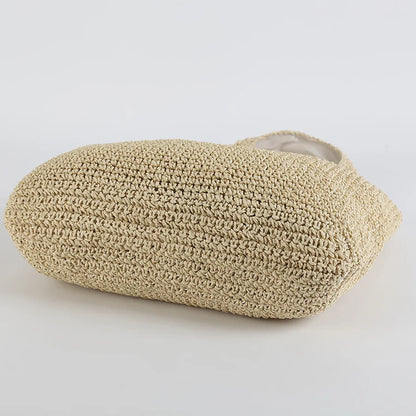 Women's rattan beach bag - Dassi-Elly Rose
