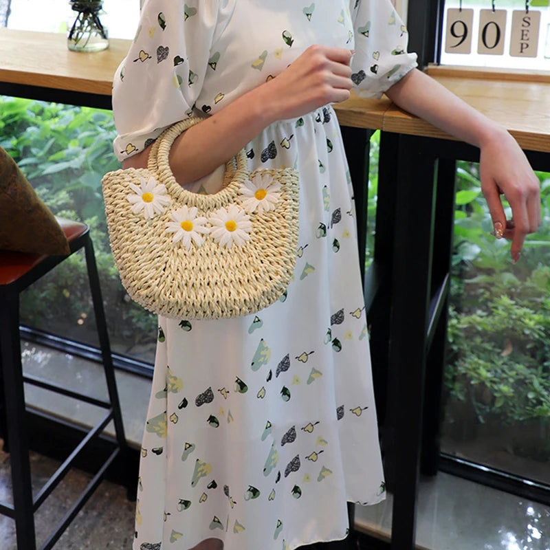 ByMave - Wicker bag for hollow floral decoration-Elly Rose
