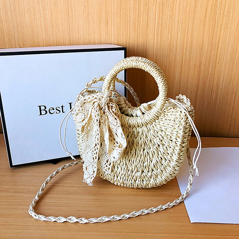ByMave - Wicker cross-body bag-Elly Rose