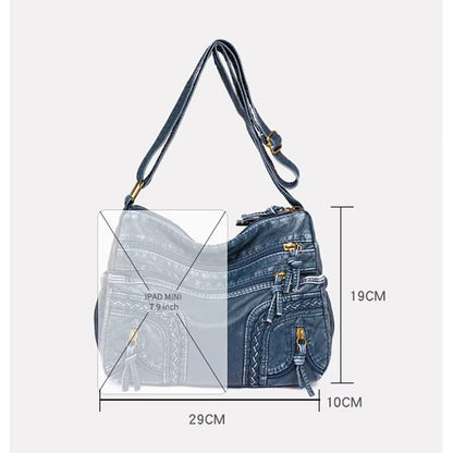 WeaveStyle - Shoulder bag with braided details-Elly Rose