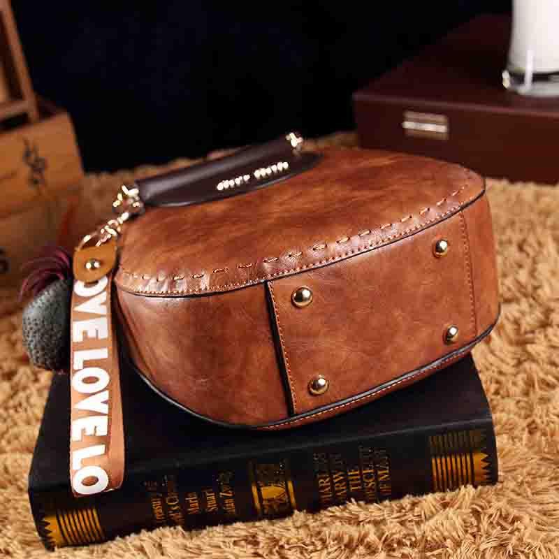 Women's leather clutch bag - Yuliya-Elly Rose