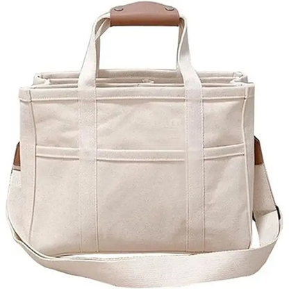 Multi-compartment canvas bag - Nylah-Elly Rose