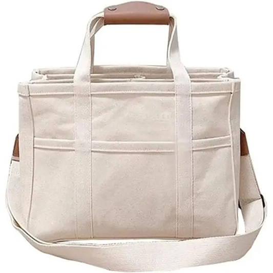 Multi-compartment canvas bag - Nylah-Elly Rose