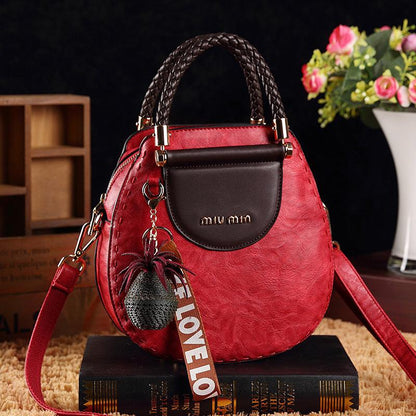 Women's leather clutch bag - Yuliya-Elly Rose