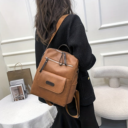 Hermien - Theft-resistant leather travel bag-Elly Rose