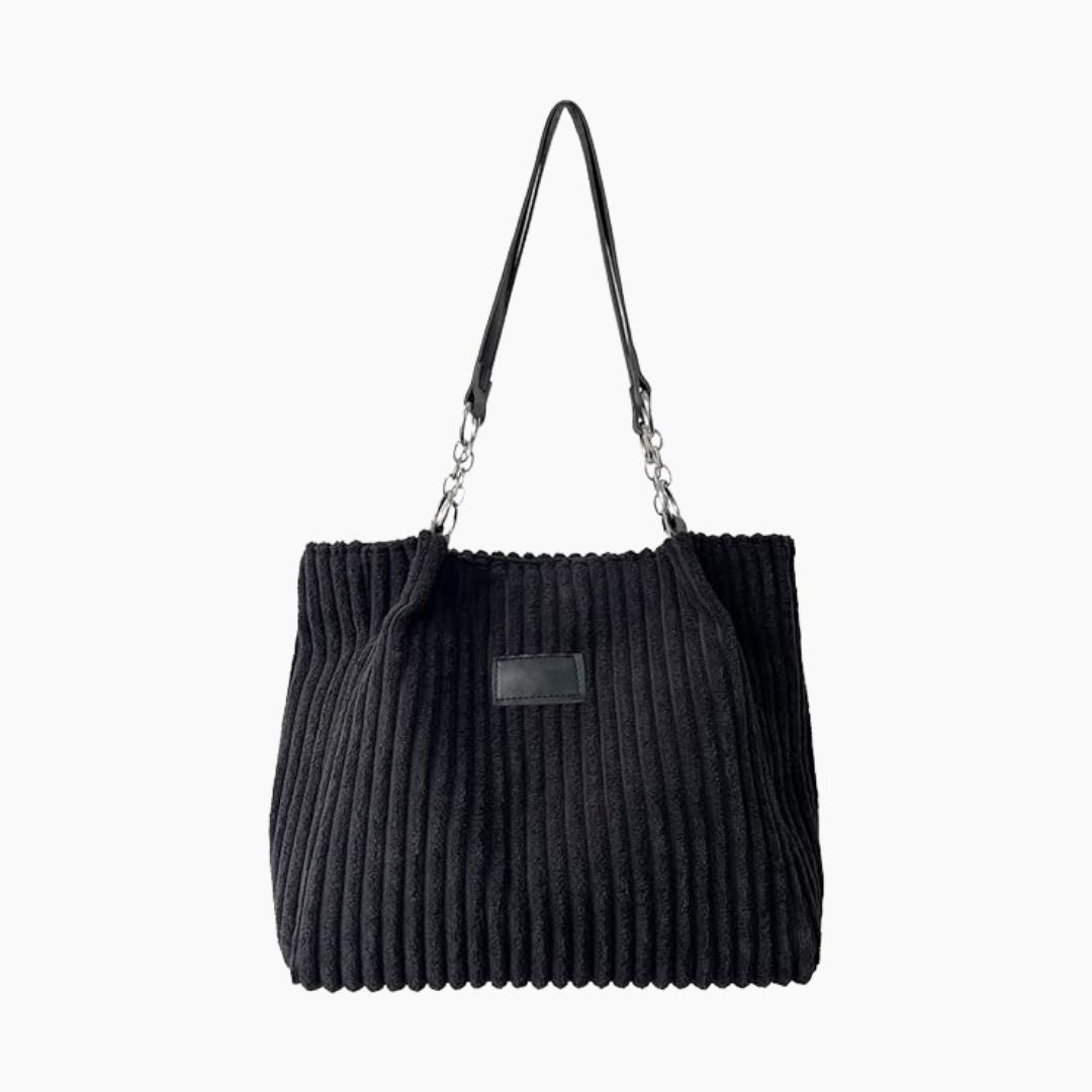 Corduroy shoulder bag - Leila-Elly Rose