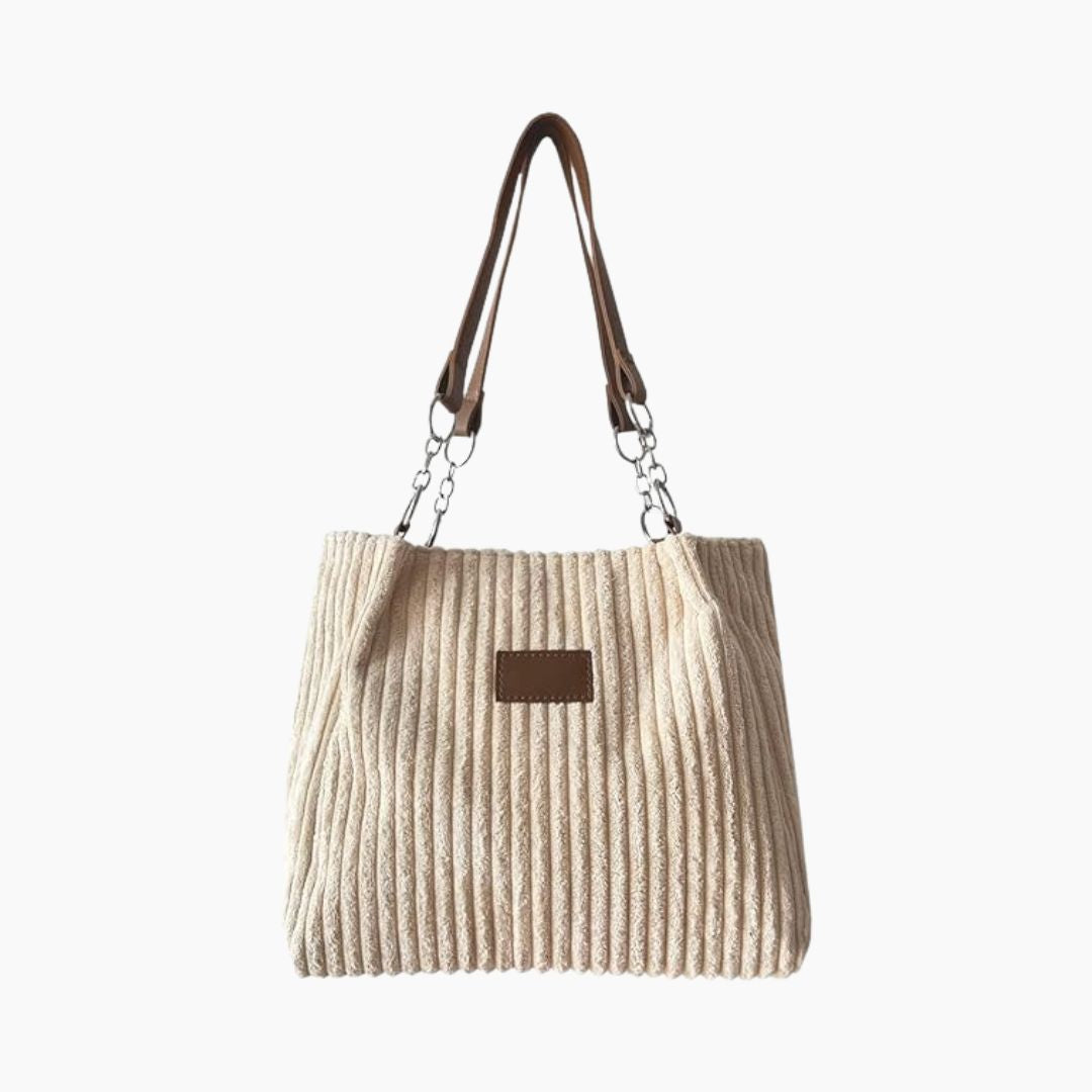 Corduroy shoulder bag - Leila-Elly Rose