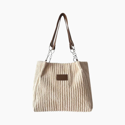 Corduroy shoulder bag - Leila-Elly Rose