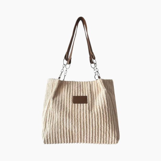 Corduroy shoulder bag - Leila-Elly Rose