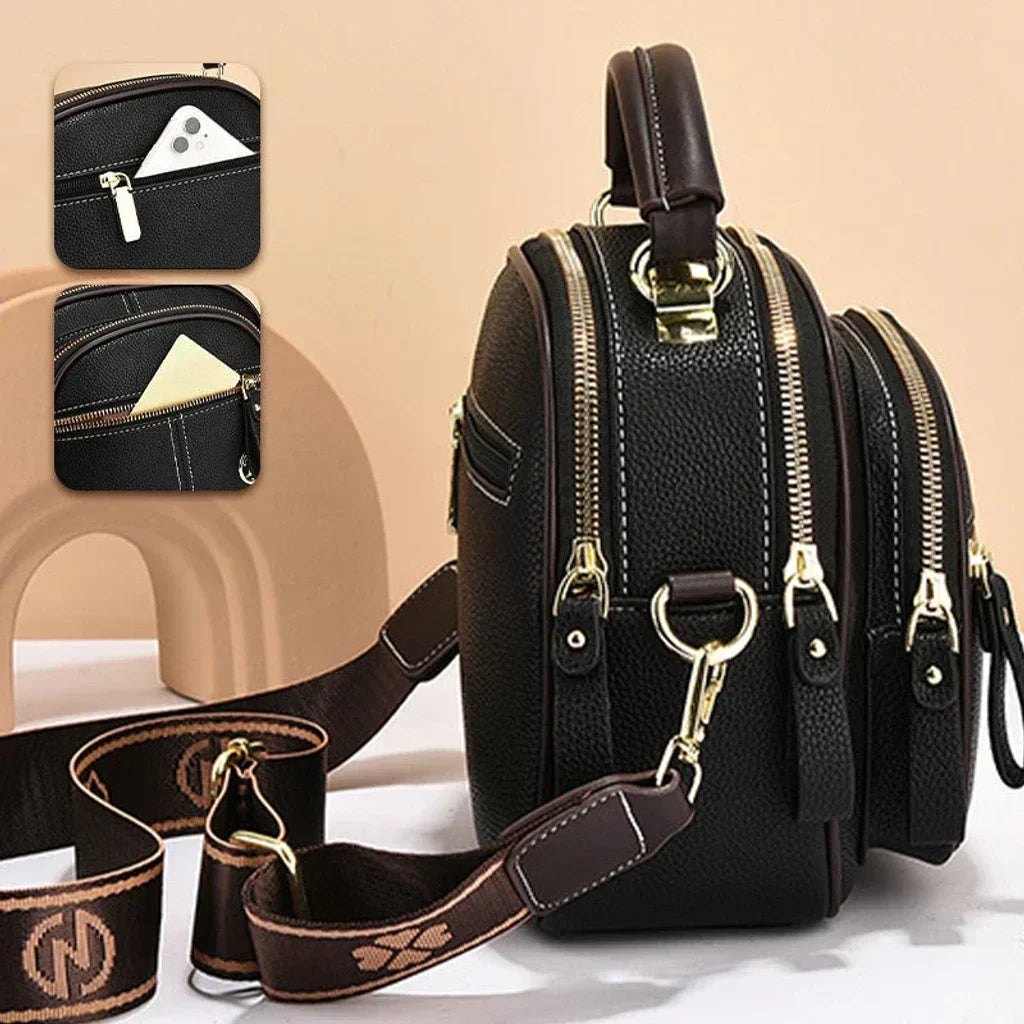 Vincea - Adjustable multifunctional bag in vegan leather-Elly Rose