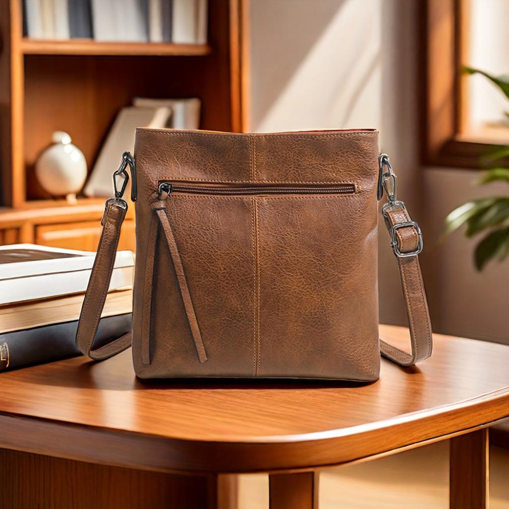 Lena Retro Square Crossbody Bag-Elly Rose