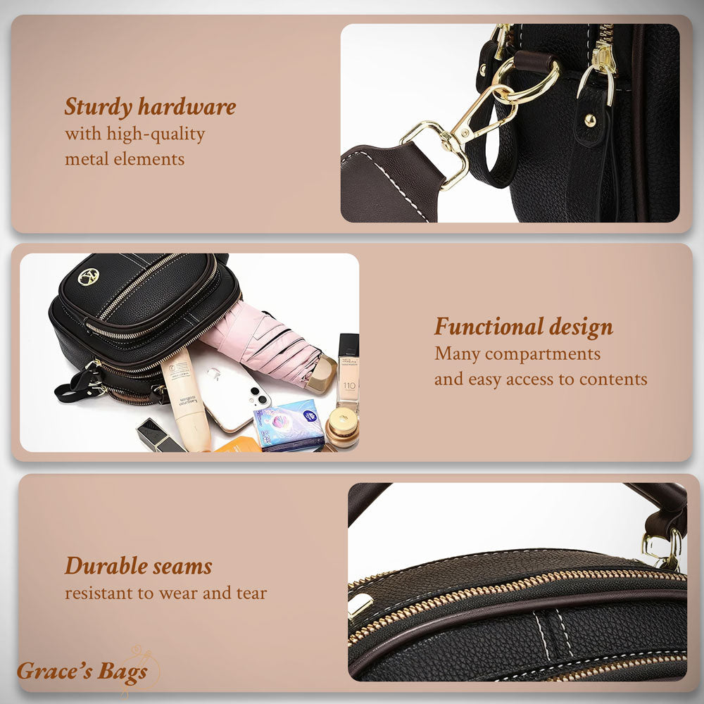 Molly’s Timeless Sophistication | Stylish Bag with Shoulder Strap-Elly Rose