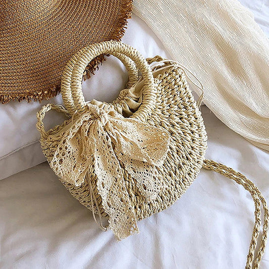 ByMave - Wicker cross-body bag-Elly Rose