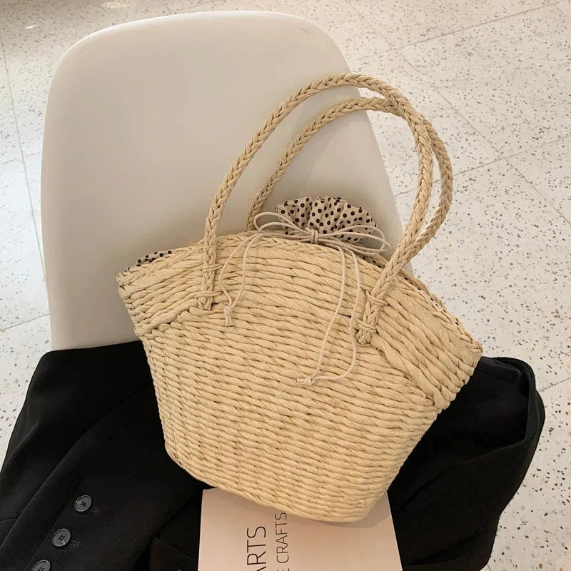 ByMave - Large wicker bag-Elly Rose