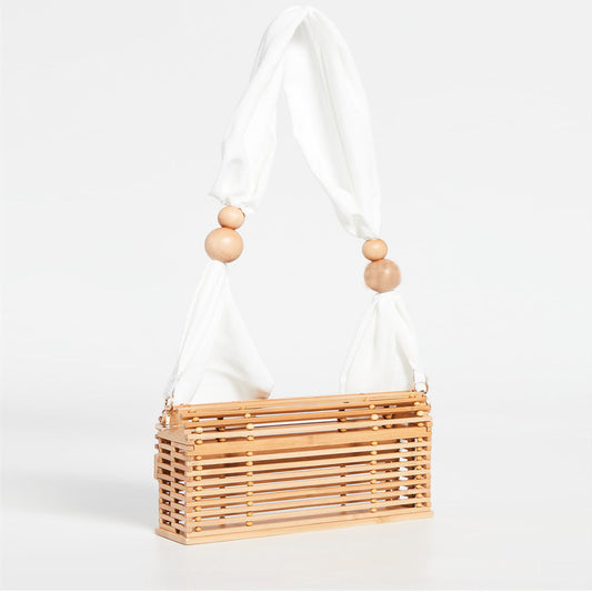 SoSun - Bamboo basket bag-Elly Rose