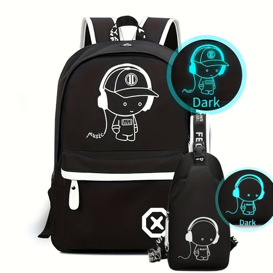 Jasper | Waterproof and durable backpack and shoulder bag set for active kids-Elly Rose
