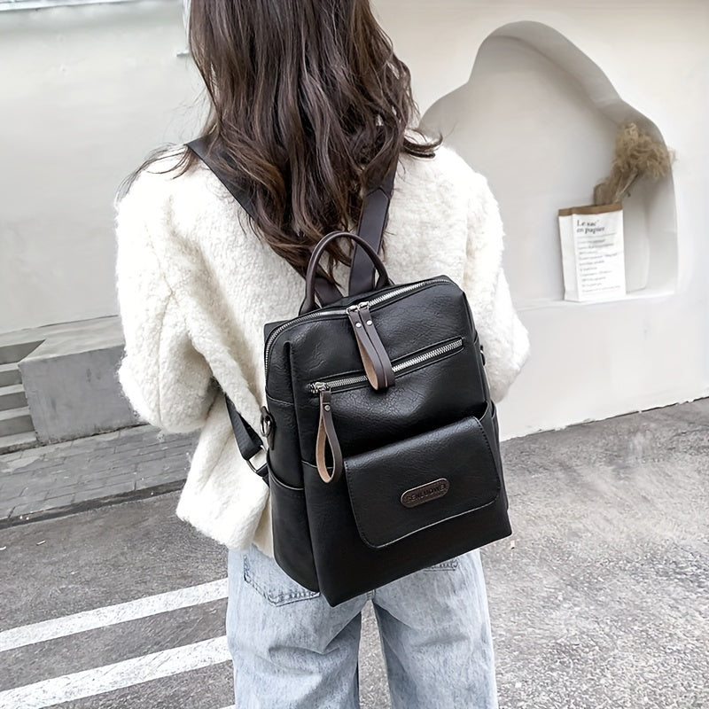 Hermien - Theft-resistant leather travel bag-Elly Rose
