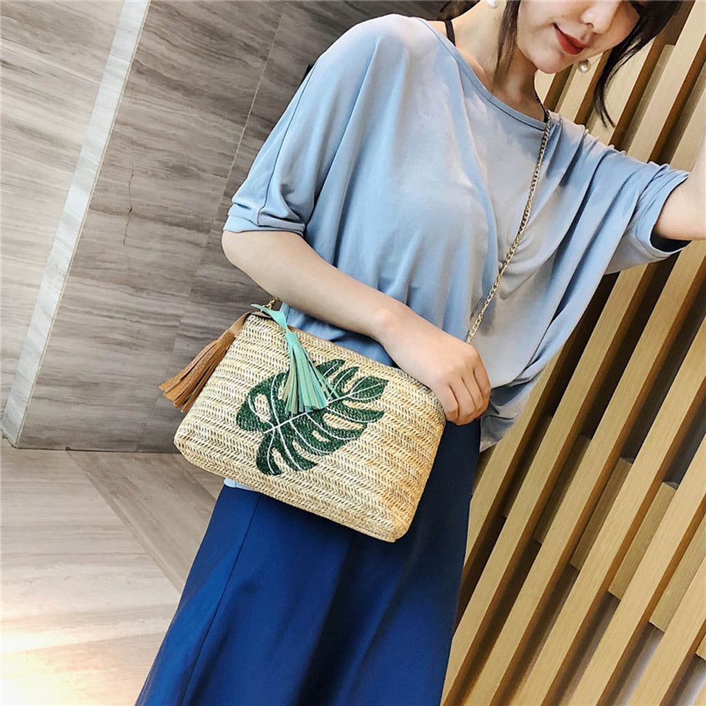 SoSun - Beach bag with tassels for women-Elly Rose