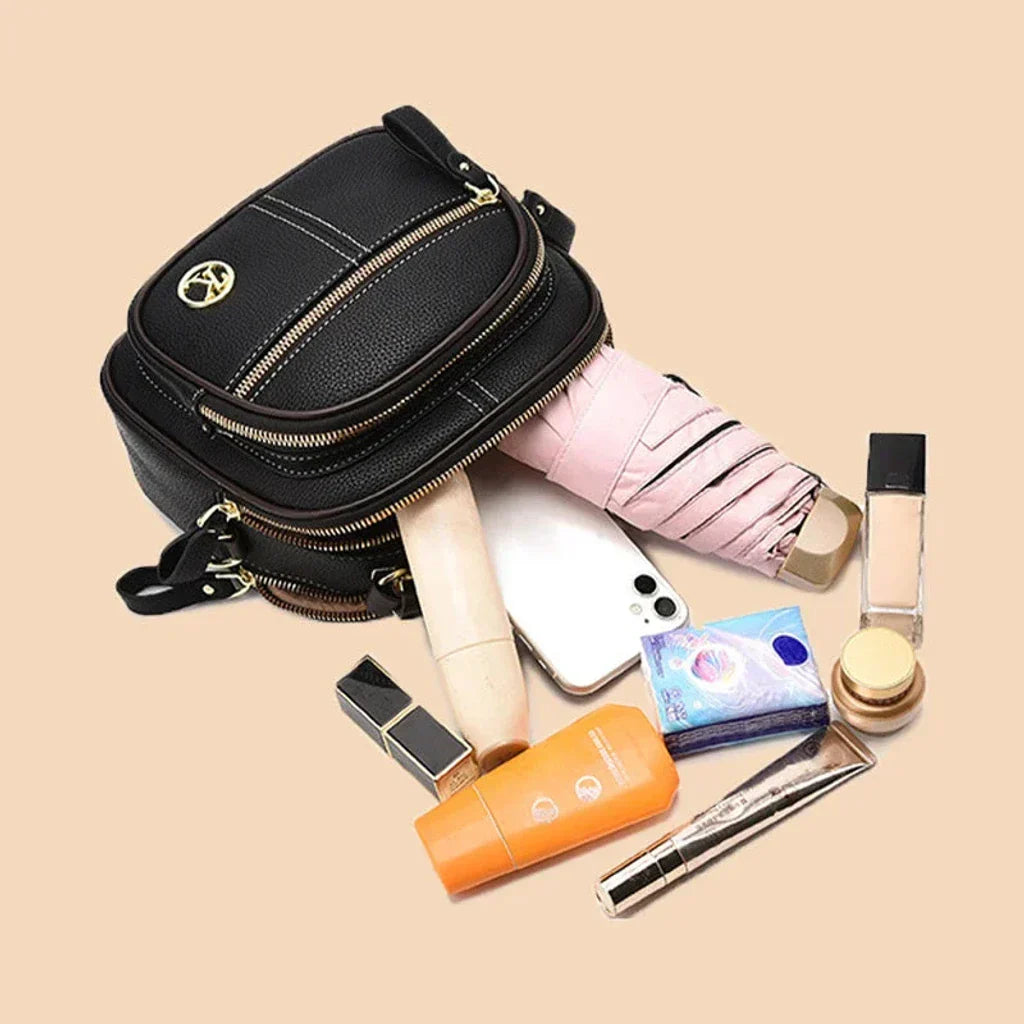 Vincea - Adjustable multifunctional bag in vegan leather-Elly Rose